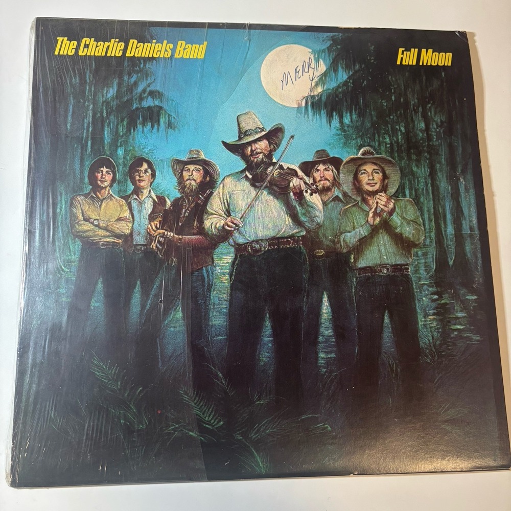 The Charlie Daniels Band Full Moon Vinyl LP Record Epic FE 36571 Country Rock